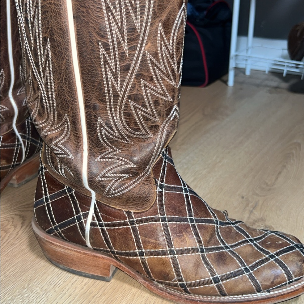 Men’s Horsepower square toe boots - Picture 6 of 9